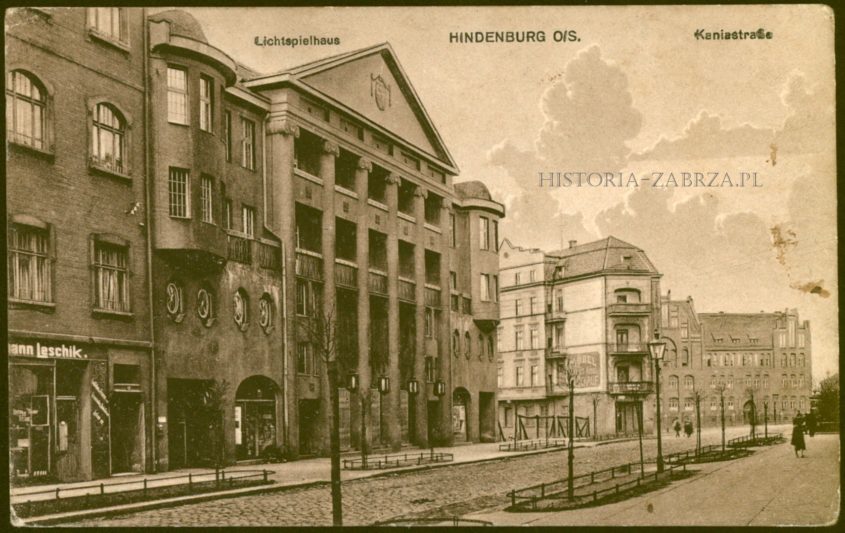 Kino  Lichtspielhaus Zabrze Hindenburg Poralla