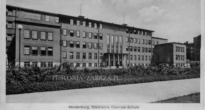 Ak Hindenburg Oberrealschule Platz Kamilianer a – Kopie