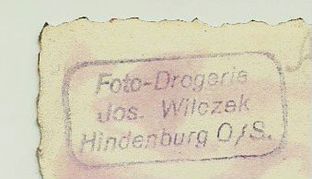Wilczek Josef Dorotheenstrasse 30a Hindenburg Zabrze Foto atelier